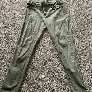 Express size 6 Olive green jeans